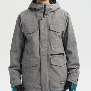 Men’s L Burton snowboard jacket from last season used one season
